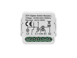 Smart ovladač osvětlení CEL-TEC L140Z 2CH ZigBee Tuya