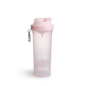 Smartshake Slim športový šejker + zásobník farba Cotton Pink 500 ml