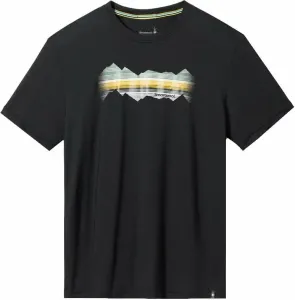 Smartwool Mountain Horizon Graphic Short Sleeve Tee Black S Tričko Outdoorové tričko