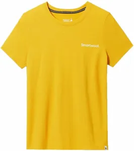 Smartwool Women's Explore the Unknown Graphic Short Sleeve Tee Slim Fit Honey Gold L Outdoorové tričko