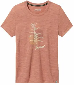 Smartwool Women’s Sage Plant Graphic Short Sleeve Tee Slim Fit Copper Heather L Outdoorové tričko
