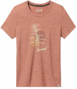 Smartwool Women’s Sage Plant Graphic Short Sleeve Tee Slim Fit Copper Heather S Outdoorové tričko