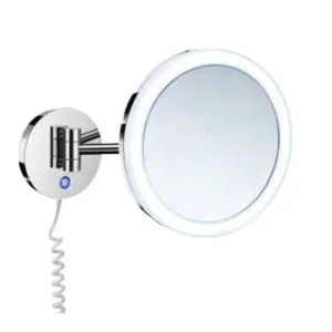 SO - OUTLINE FK486EP - Kozmetické zrkadlo s LED osvetlením CHL - chróm lesklý | MP-KOVANIA.sk