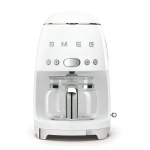 50's Retro Style kávovar na filtrovanú kávu 1,4l 10 cup biely - SMEG