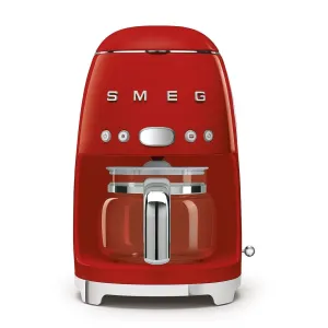 50's Retro Style kávovar na filtrovanú kávu 1,4l 10 cup červený - SMEG