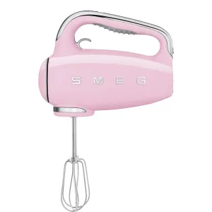 Smeg Ručný elektrický šľahač 50´s Retro Style, HMF01, pastelovo ružová HMF01PKEU