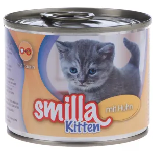 Smilla Kitten 6 x 200 g - kuracie