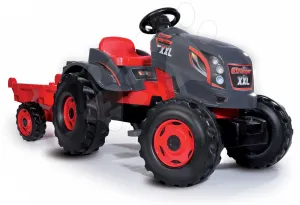Smoby traktor Stronger XXL 710200 šedo-červený
