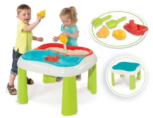 Smoby stôl pre deti Voda&Piesok s krytom a loďka s formičkami 840107