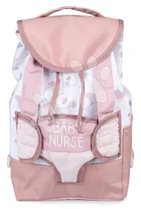 Klokanka s batohom Backpack Natur D'Amour Baby Nurse Smoby pre 42 cm bábiku nastaviteľné ramienka a vrecko pre fľašku #2691090