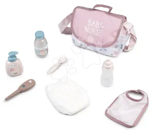 Prebaľovacia taška s plienkou Changing Bag Natur D'Amour Baby Nurse Smoby s 8 doplnkami pre 42 cm bábiku #2691088