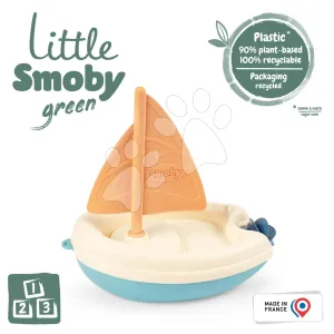 Plachetnica z cukrovej trstiny Bio Sugar Cane Sailing Boat Little Smoby Green z rastliny 100% recyklovateľné od 12 mes #1302238