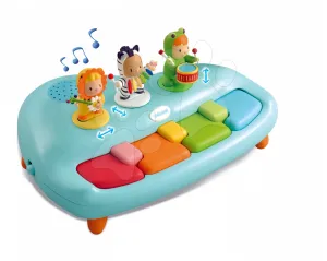 Smoby detské piano Cotoons s melódiami a figurkami 211087 modré