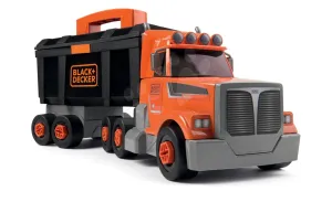 Kamión s pracovným kufríkom Black&Decker Truck Smoby a 60 doplnkov s náradím #1192671