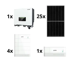 SOFAR SOLAR Solárna zostava SOFAR Solar-10kWp JINKO+10kW hybridný měnič 3f+10,24 kWh batérie