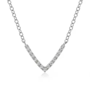 SOFIA strieborný náhrdelník so zirkónmi AEAN0606Z/R40+10