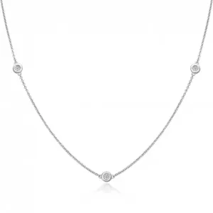 SOFIA strieborný náhrdelník so zirkónmi CK20102986109G