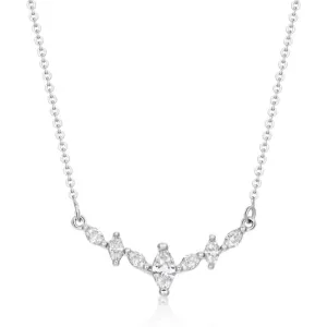 SOFIA strieborný náhrdelník so zirkónmi WWPS180352N-1