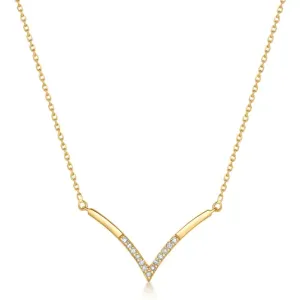 SOFIA zlatý náhrdelník s diamantmi 0,059 ct GEMCS29408-24