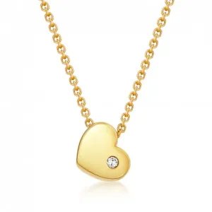 SOFIA zlatý náhrdelník so srdiečkom PAK12111G