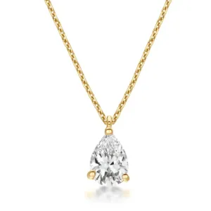 SOFIA zlatý náhrdelník so zirkónovou slzou GEMCS23680-61