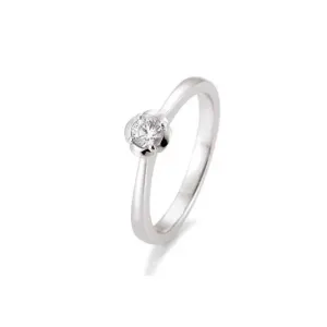 SOFIA DIAMONDS prsteň z bieleho zlata s diamantom 0,20 ct BE41/05953-W #2649667