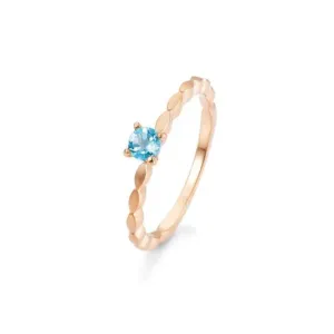 SOFIA DIAMONDS prsteň z ružového zlata s topásom BE42/03331-R #2650720