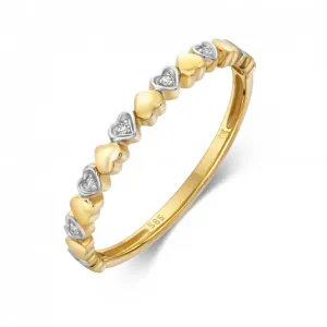SOFIA DIAMONDS zlatý prsteň s diamantami 0,018 ct GEMBG28619-18 #2644784