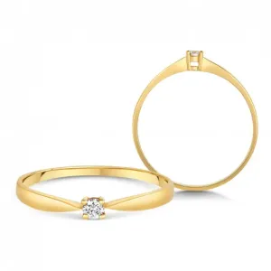 SOFIA DIAMONDS zlatý zásnubný prsteň CK5000522L1250 #2645981