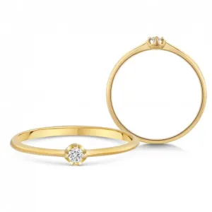 SOFIA DIAMONDS zlatý zásnubný prsteň ZODL2931DIXL1 #2645997