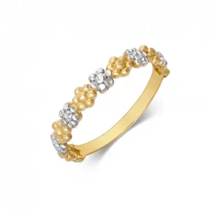 SOFIA zlatý prsteň kvetinky LVLLV74-5