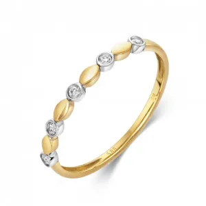 SOFIA zlatý prsteň so zirkónmi GEMBG27954-21 #2644841