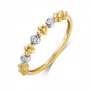 SOFIA zlatý prsteň so zirkónmi GEMBG28113-12 #2644840