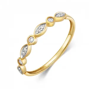 SOFIA zlatý prsteň so zirkónmi GEMBG30159-13 #2653638