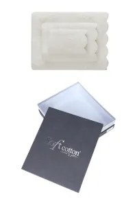 Soft Cotton – Darčekové balenie uterákov a osušky Silvia, 3 ks, smotanová