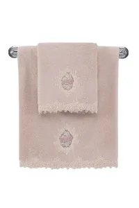 Soft Cotton Malý uterák DESTAN 30x50cm. Malé uteráky Destan s čipkou #1040617