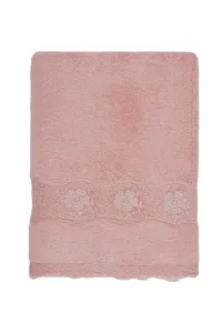 Soft Cotton Osuška STELLA s čipkou 85x150cm. Luxusné froté osušky
