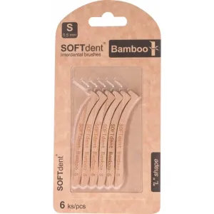 SOFTdent Bamboo Interdental Brushes medzizubné kefky z bambusu 0,5 mm 6 ks