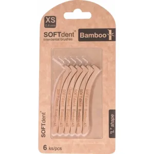 SOFTdent Bamboo Interdental Brushes medzizubné kefky z bambusu 0,4 mm 6 ks