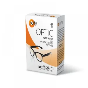 Softy Optic vlhčené obrúsky na okuliare 10ks