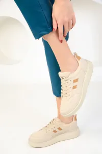 Soho Beige-Tab Women's Sneakers 16880 #8960871