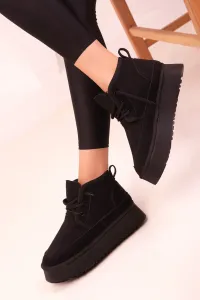 Soho Black Suede Women's Boots & Booties 18352 #8043997