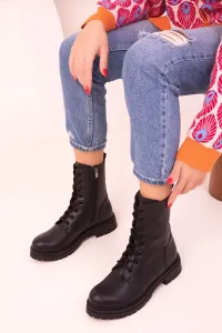 Soho Women's Black Boots & Booties 13786 #7982182