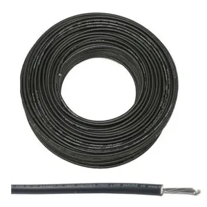 Solární kabel 10mm2, 1500V,  černý, 100m #7568274