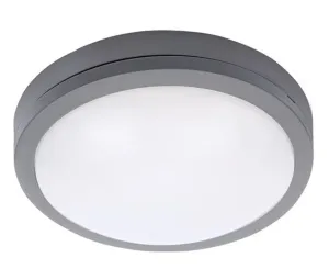 Solight Šedé LED stropní/nástěnné svítidlo 20W I54 se senzorem WO781-G-M