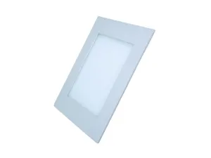 Solight Solight LED mini panel, podhľadový, 6W, 400lm, 3000K, tenký, štvorcový, biely