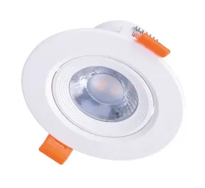 Solight Biele LED bodové svietidlo 5W s výklopným rámčekom WD210