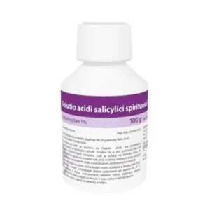 Solutio acidi salicylici spirituosa 1 % sol der (fľ.HDPE biela) 1x100 g