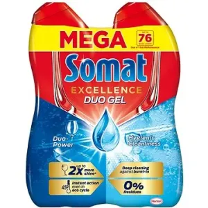 SOMAT Excellence Gel Hygienic Cleanliness 2× 0,68 l