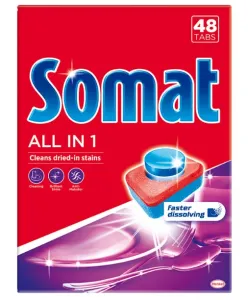 Somat All in 1 tablety do umývačky riadu 48 ks